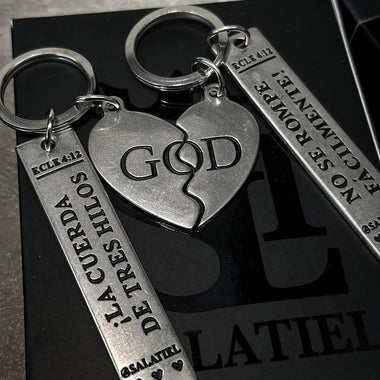 Ecclesiastes 4:9-12 Keychain