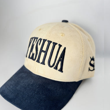 Cap - YESHUA - Cream and Blue