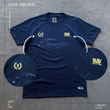 Basic Premium - Dark Blue Unisex Shirt- 1 Timothy