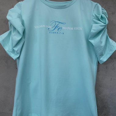 Ladies' Shirt - We Live by Faith