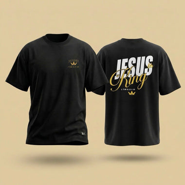 After the Fire DROP — Jesus is King Tela Fría Negra