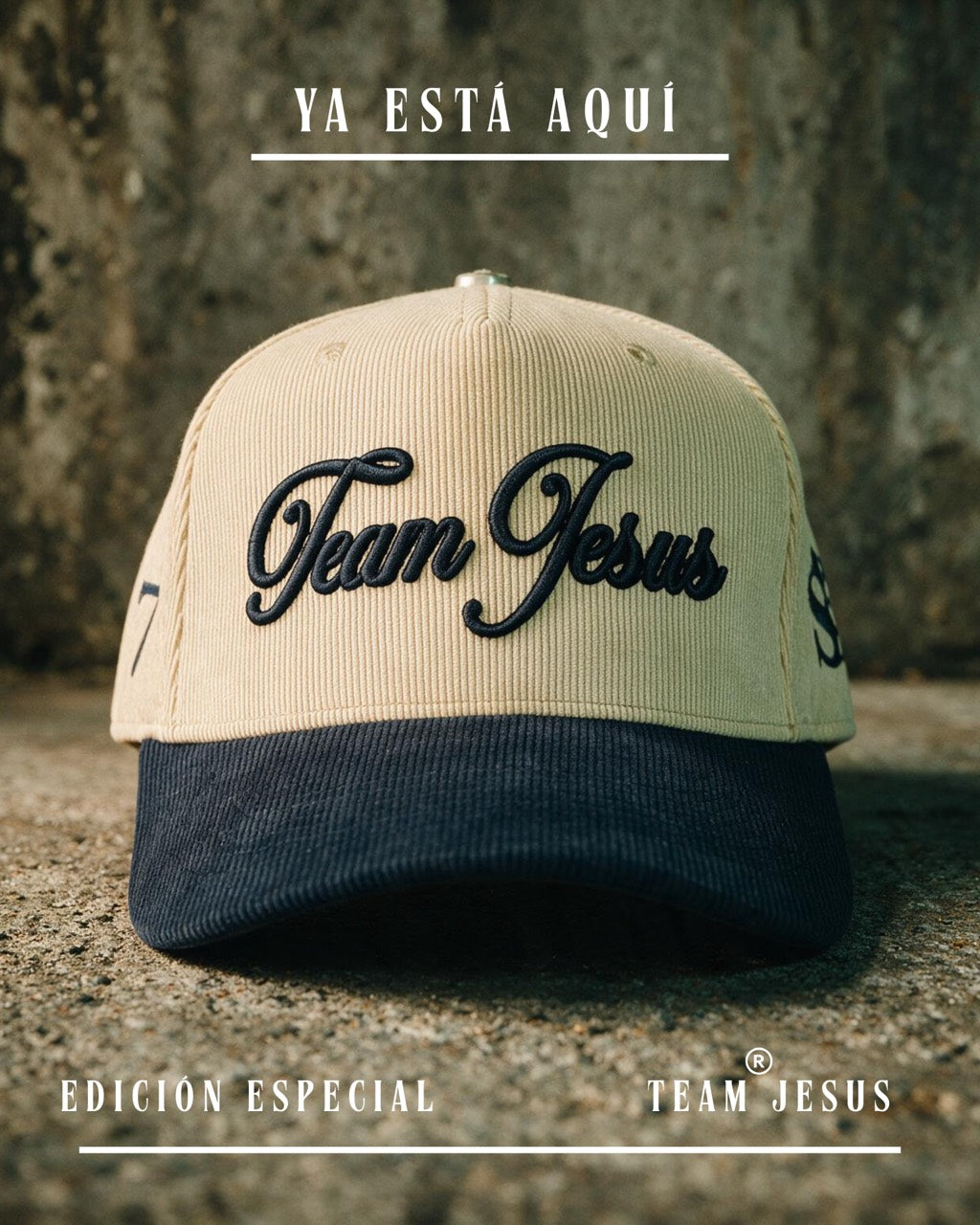 After the Fire DROP — Propósito Edición Especial Cap Cream/Navy