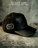 After the Fire DROP — Propósito Leather/Suede Cap Black