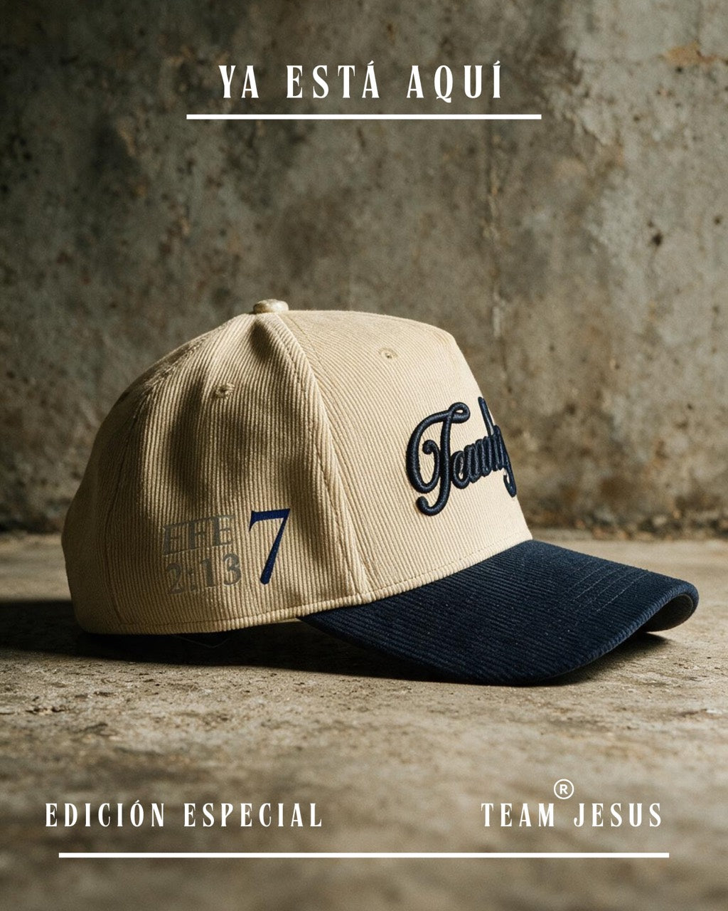 After the Fire DROP — Propósito Edición Especial Cap Cream/Navy
