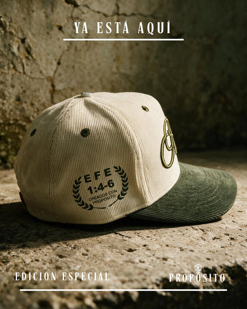 After the Fire DROP — Propósito Edición Especial Cap Cream/Olive
