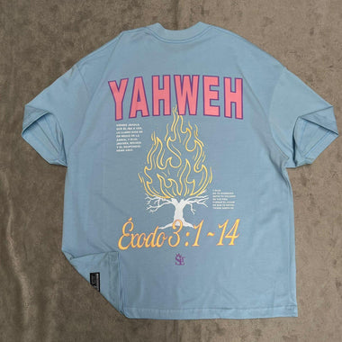 ⚠️ ÚLTIMAS 3 UNIDADES - Premium Oversized Shirt Light Blue - Yahweh / LAST 3 UNITS - Camisa Azul Claro