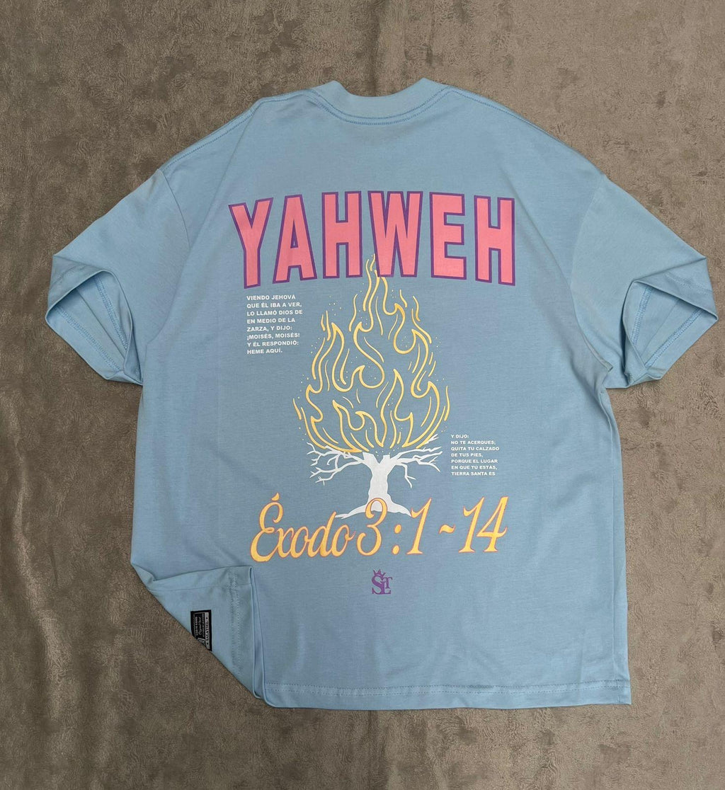⚠️ LAST 3 UNITS - Premium Oversized Shirt Light Blue - Yahweh / LAST 3 UNITS - Light Blue Shirt
