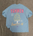 Premium Oversized Shirt Light Blue - Yahweh / Only 1 Left - Camisa Azul Claro