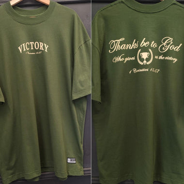 50% OFF - Final Sale - Premium Oversized Green Shirt - Victory