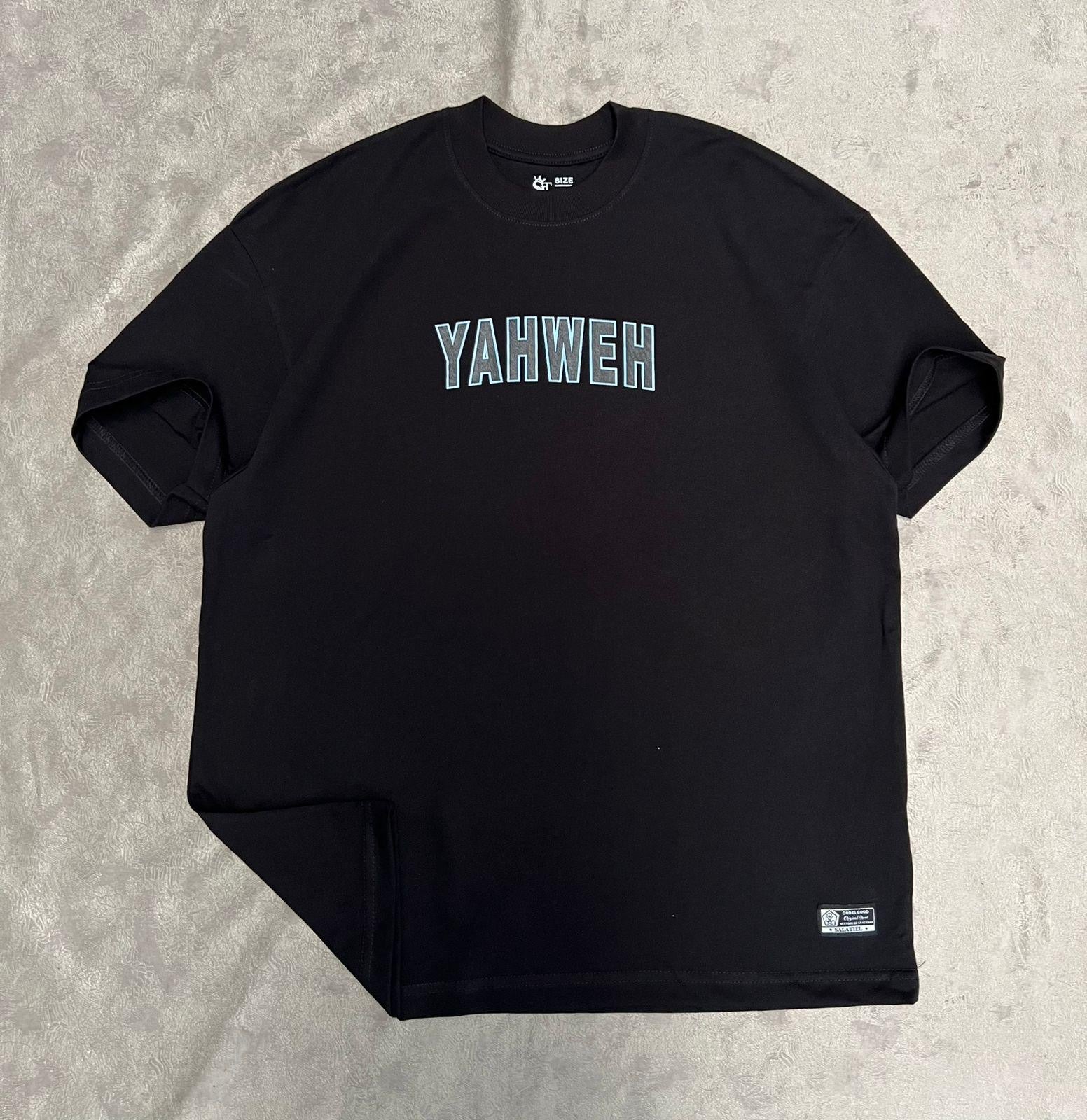 Premium Oversized Black Shirt - Yahweh