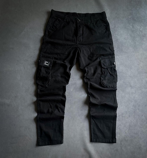 Unisex Cargo Pants Black - God is Good / LAST 2 UNITS
