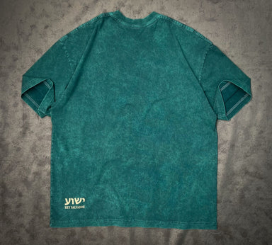 Premium Regular Acid Wash Shirt - Yeshua - Mint Green - Unisex Shirt