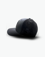 Gorra - Cruz - Cuero Negra
