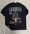 Premium Oversized Black Shirt - Yahweh
