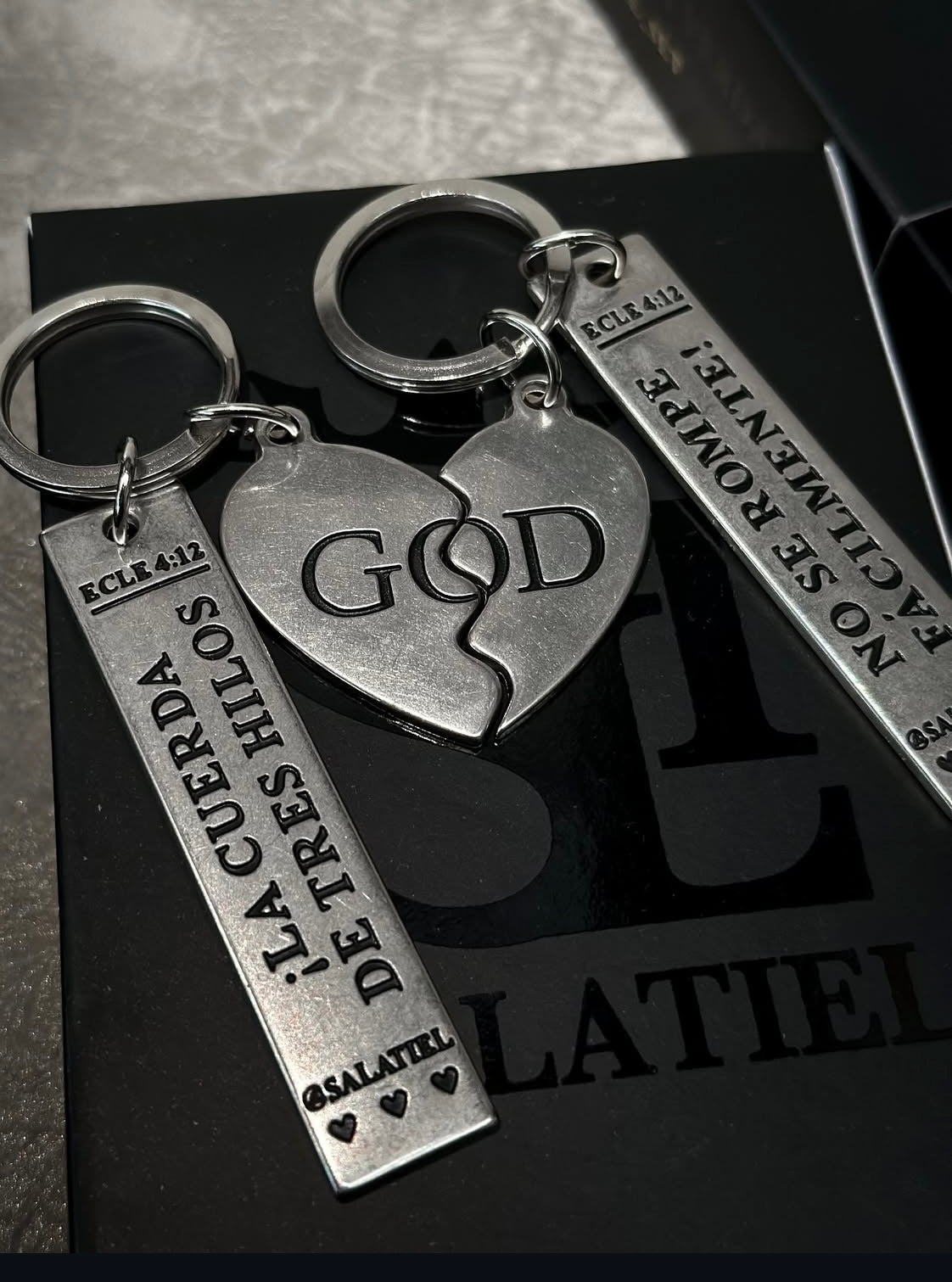 Ecclesiastes 4:9-12 Keychain