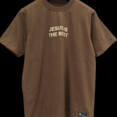 Basic Premium - Final Sale - Brown Unisex Shirt- Jesus is the Best