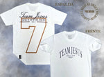 ⚠️ ÚLTIMAS 2 UNIDADES - Team Jesus Premium Shirt - White / LAST 2 UNITS - Camisa Team Jesus Blanca Premium