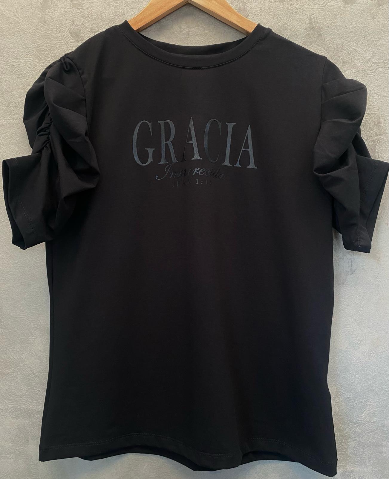 Super Sale - Black Ladies Shirt - Grace
