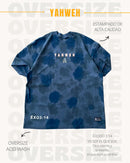 Premium Regular Fit Acid Wash Shirt - Yahweh Blue - Exodus 3:14 / Camisa Premium Regular Fit Acid Wash - Yahweh Azul - Éxodo 3:14