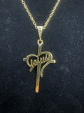 Jesus Cross Necklace - Gold Plated | Golden Jesus Cross Necklace
