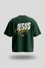 After the Fire DROP — Jesus is King Tela Fría Verde