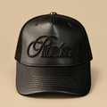 After the Fire DROP — Propósito Leather/Suede Cap Black